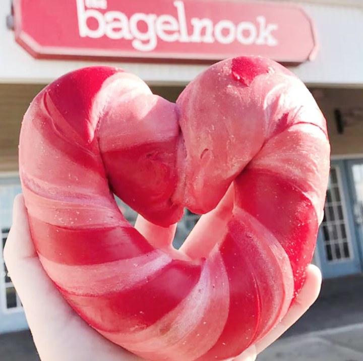 Valentine's Day Bagels