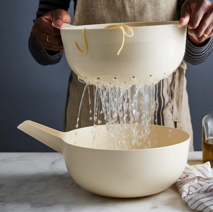 Bamboo Colander and Pour Bowl Set