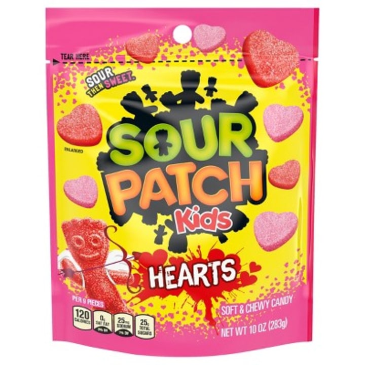 Sour Patch Kids Gummy Hearts
