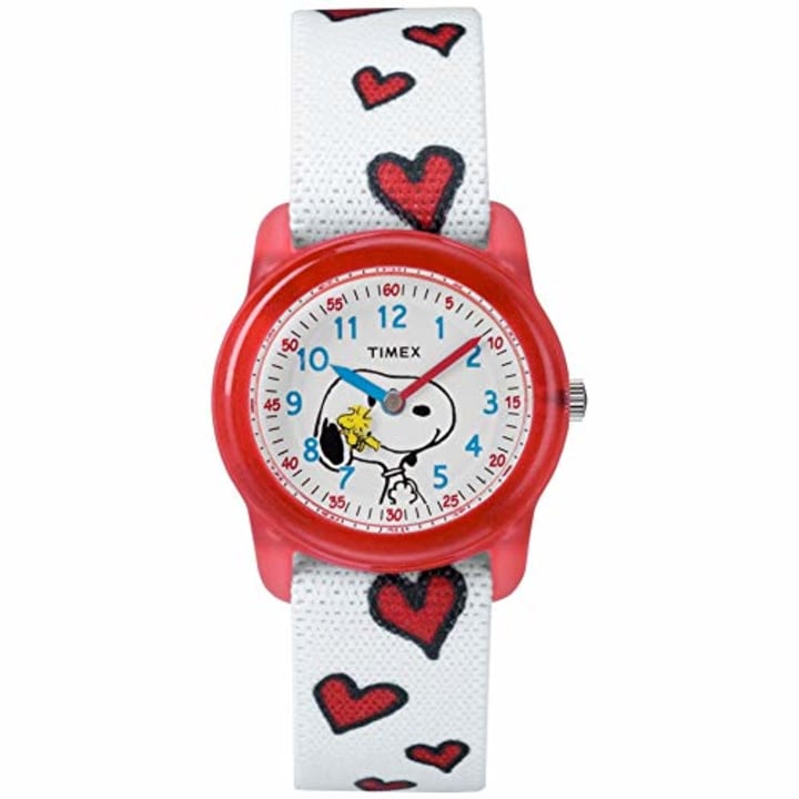 Timex Peanuts Snoopy &amp; Hearts Watch