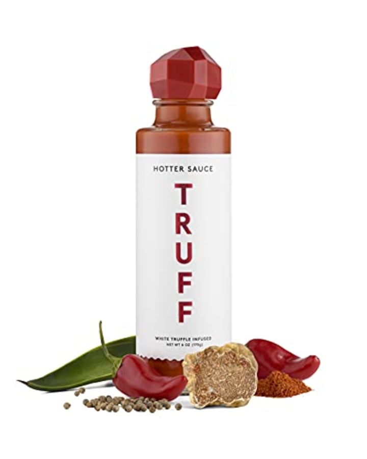 TRUFF Hotter White Truffle Hot Sauce - Gourmet Hot Sauce with White Truffle, Jalape?o, Red Chili Peppers with More Heat, Organic Agave Nectar, Hotter Flavor Experience in a Bottle, 6 oz.