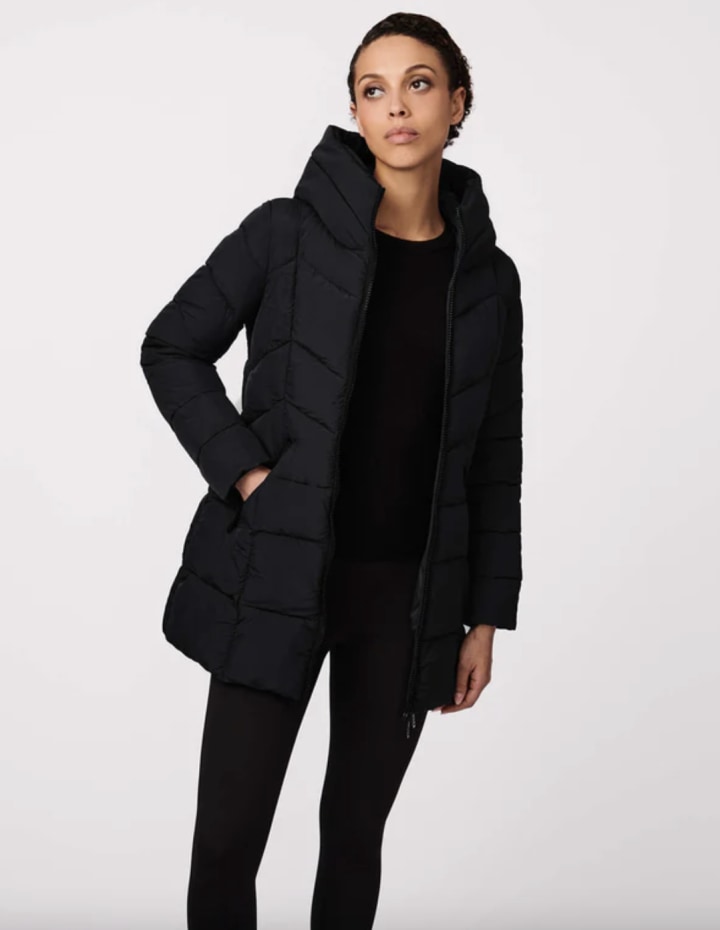 Fab Funnel Quilted Puffer Jacket