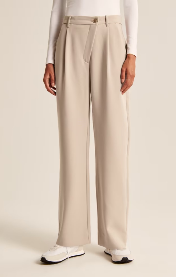 Tailored Relaxed Straight Pant