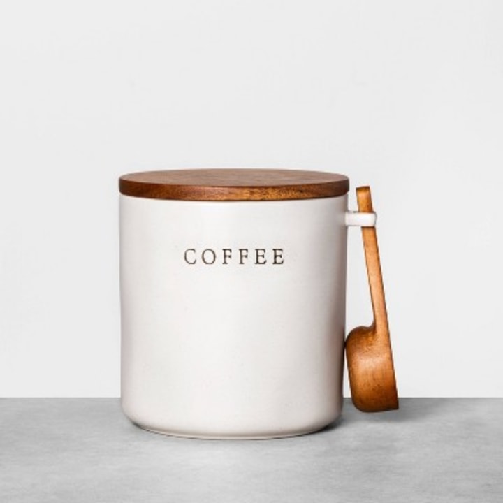 Hearth and Hand Stone Coffee Canister