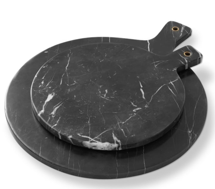 Black Marble Cheese Boards