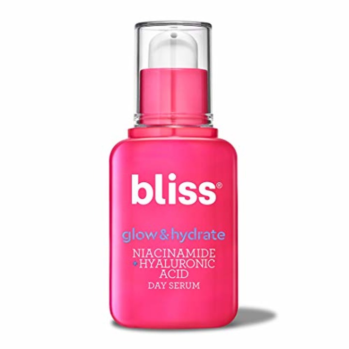 Bliss Glow and Hydrate Serum - Niacinamide + Hyaluronic Acid - 1 Fl Oz - Improves Dullness and Hydrates Skin - Replenishes and Defends Skin - Lightweight Hydration - Clean - Vegan and Cruelty Free