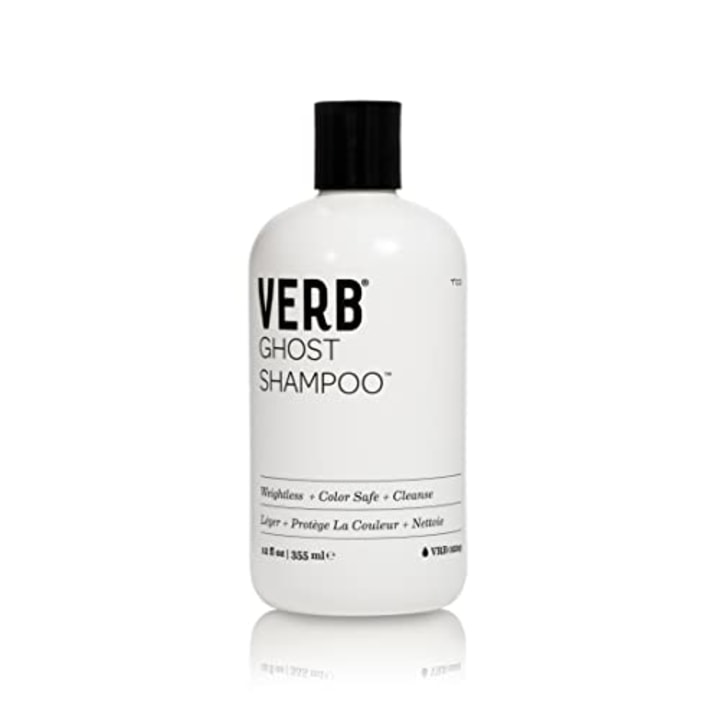 Verb Ghost Shampoo - Vegan Shampoo for Fine Hair - Weightless Shampoo - Harmful Sulfate Free, Paraben Free &amp; Gluten Free Moisturizing Shampoo with Moringa Oil, 12 fl oz
