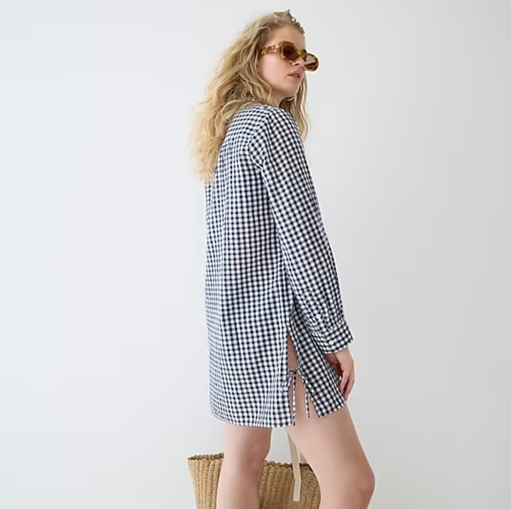 Cotton Voile Tunic Cover-Up