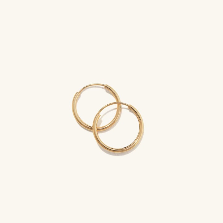 mejuri small gold hoops