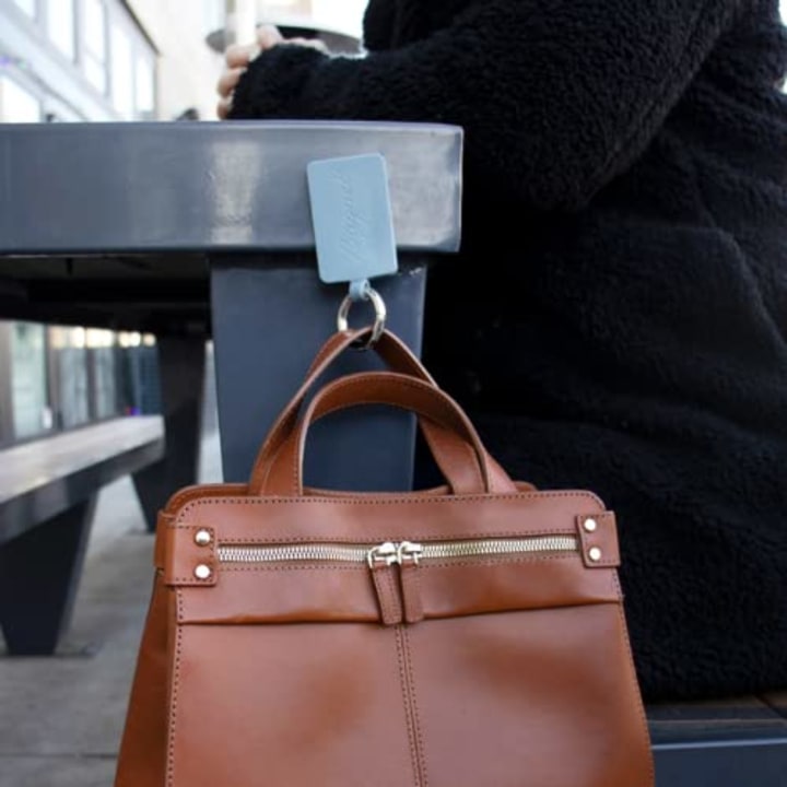 Portable Bag Buckle Hook Hanger Foldable Handbag Holder Desk - Temu