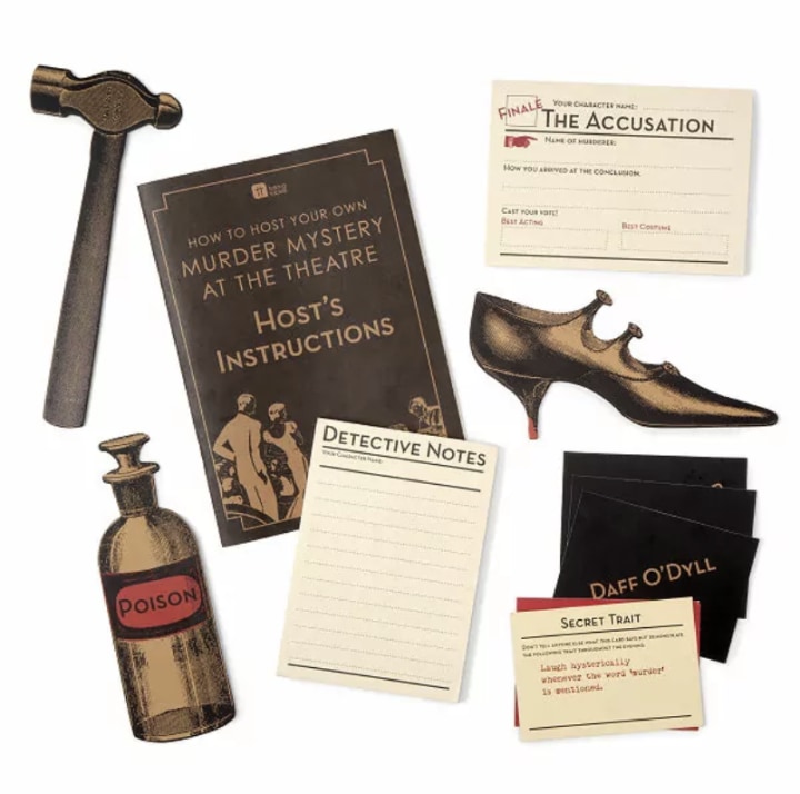 At Home Murder Mystery: Theater Edition Party Kit