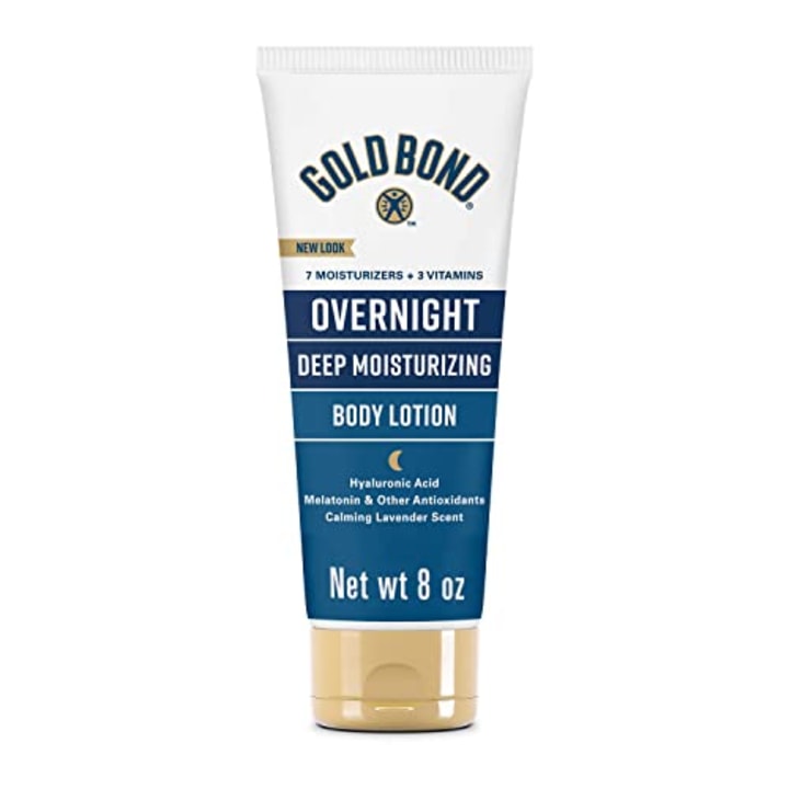 Gold Bond Overnight Deep Moisturizing 8 oz., Skin Therapy Lotion With Calming Scent
