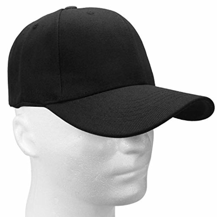 Falari Baseball Cap Adjustable Size for Running Workouts and Outdoor Activities All Seasons (1pc Black)