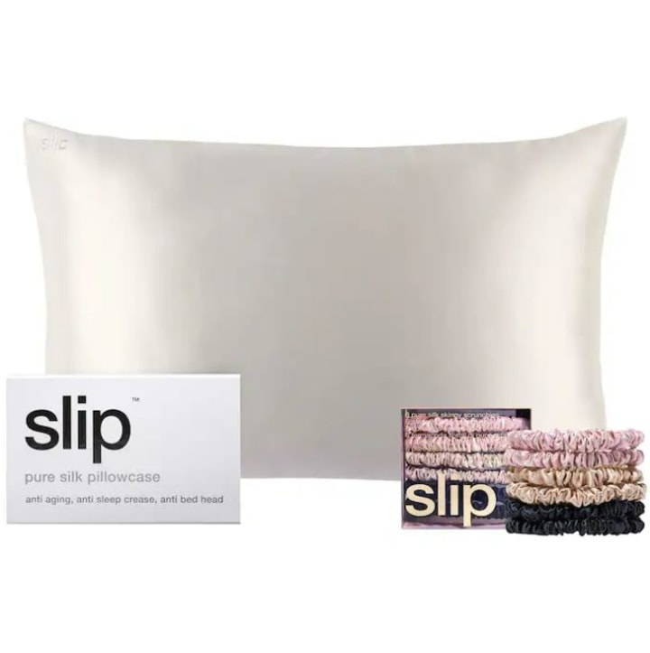 Silk Pillowcase + Small Slipsilk Scrunchies