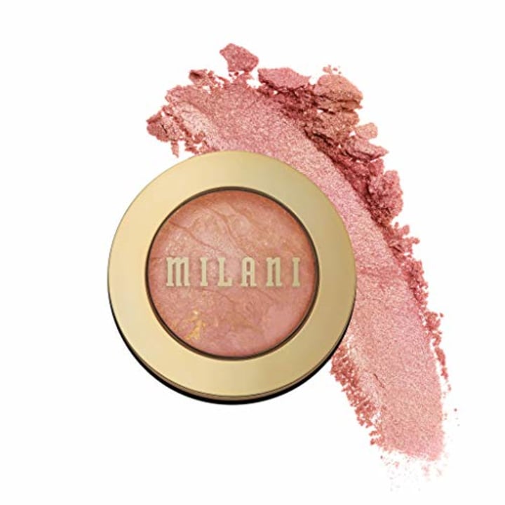 Milani Baked Blush - Berry Amore (0.12 Ounce) Cruelty-Free Powder Blush - Shape, Contour &amp; Highlight Face for a Shimmery or Matte Finish