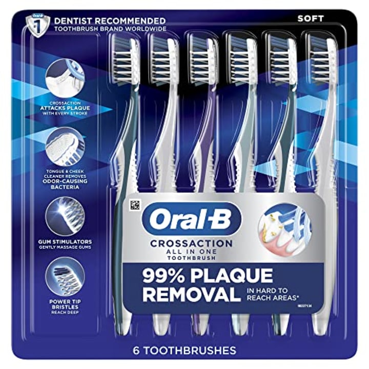 Oral-B CrossAction All In One Soft Toothbrushes