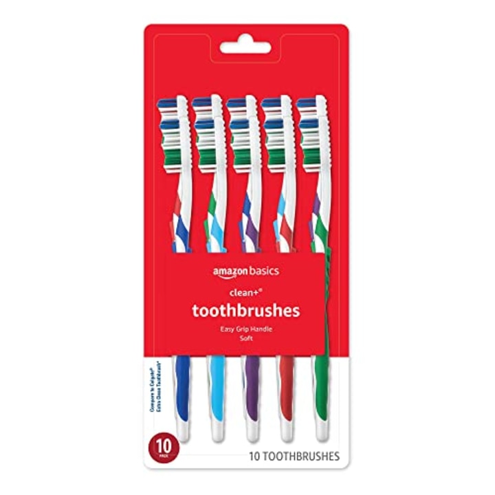 Amazon Basics Clean Plus Toothbrushes