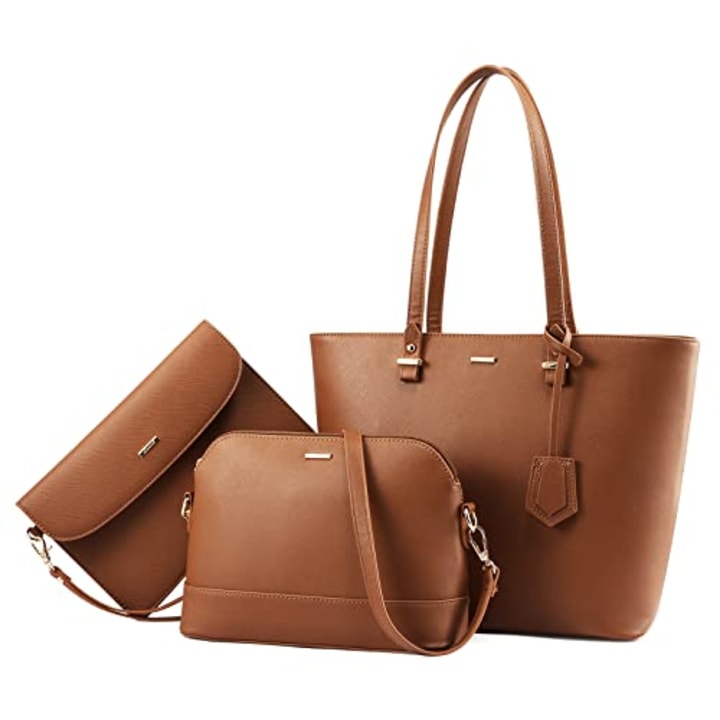 Leather Shopping Shoulder Satchel Tote Hand Bag (16 Inch Large) New  Women's