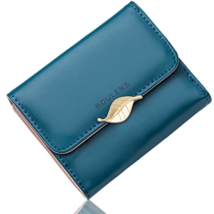 Womens Small Leather Wallet Purse Trifold Wallet For Women –  igemstonejewelry
