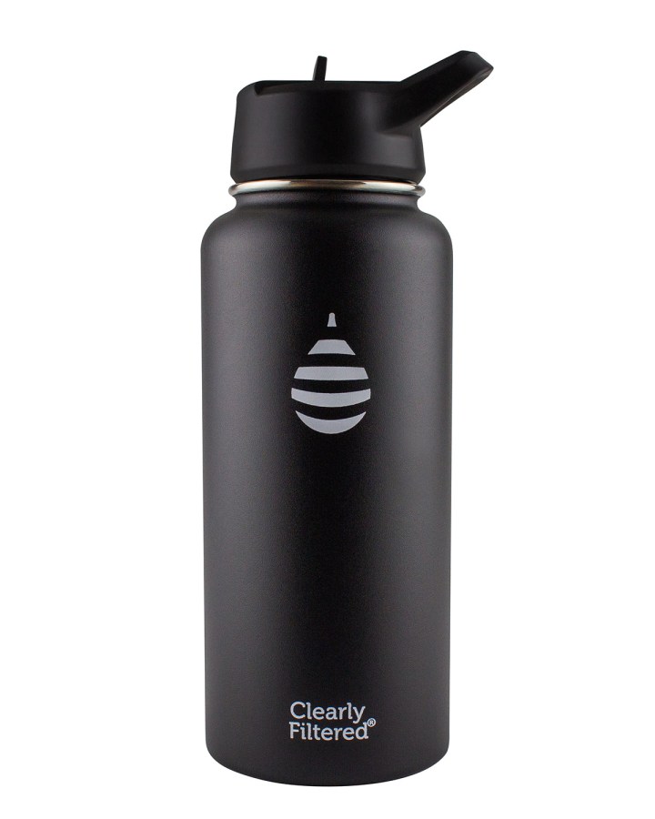 Clearly Filtered Insulated Stainless Steel Water Bottle