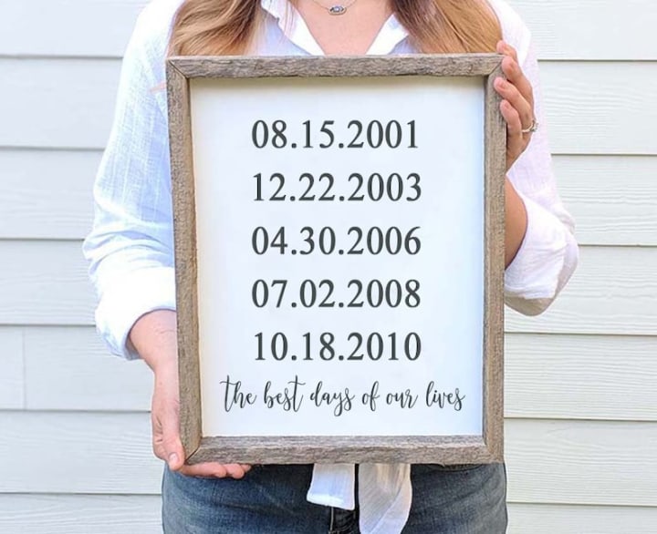 &quot;The Best Days of Our Lives&quot; sign