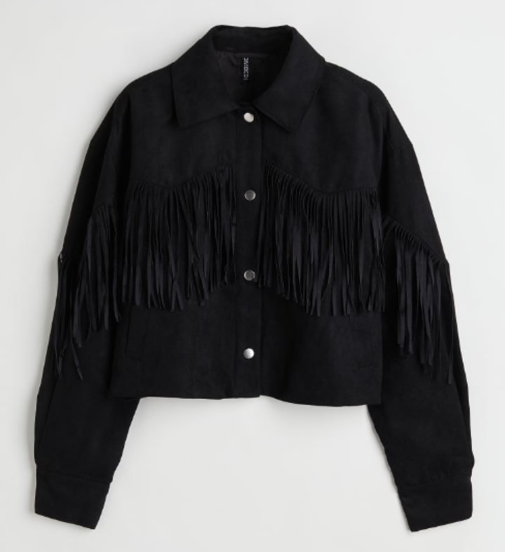 Fringe-trimmed Jacket