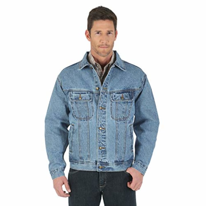 Wrangler Men&#039;s Rugged Wear Unlined Denim Jacket