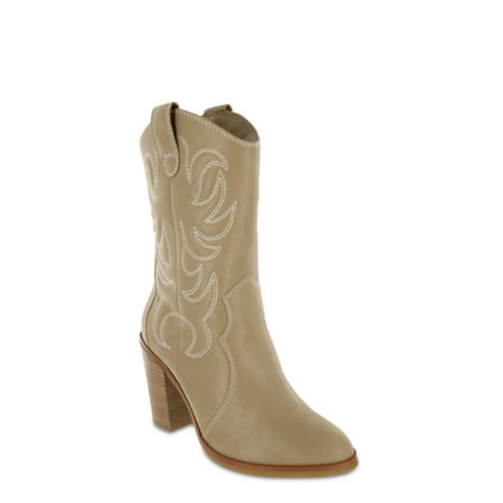 The Pioneer Woman Embroidered Mid-Calf Cowboy Boot  Women s