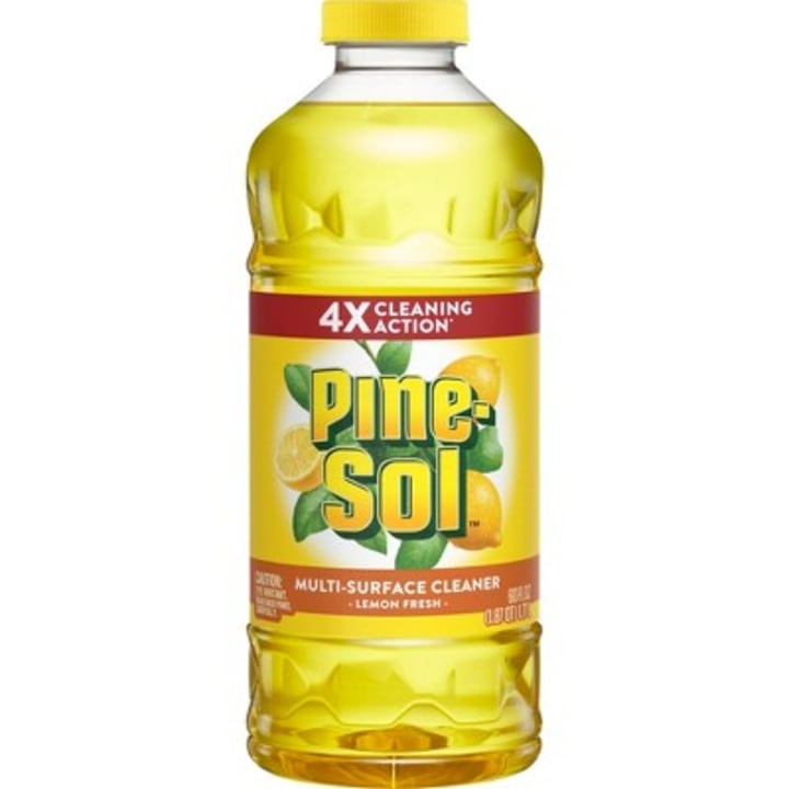 Pine-Sol Multi-Surface Cleaner, Lemon Fresh Scent, Two Count Bottle, 120 fl oz Total, (2x60), Basic Pack, 2