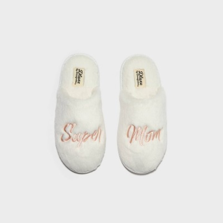 dluxe by dearfoams Mother&#039;s Day Super Mom Slippers