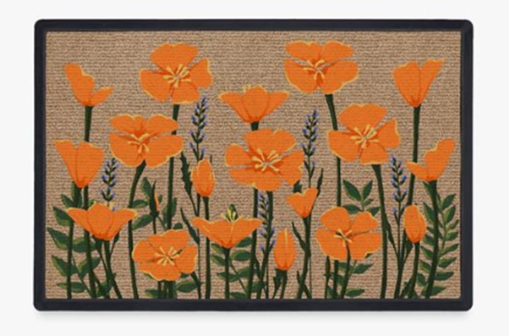 Poppy Fields Doormat