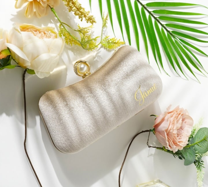 Peora Clutch Purses for Women Wedding Handmade Evening Handbags Party Bridal  Clutch (C67G) : Amazon.in: Fashion