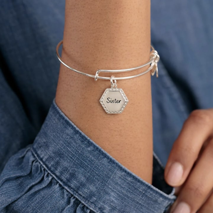Sister Charm Bangle