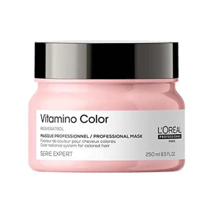 L&#039;Oreal Professionnel Vitamino Color Hair Mask | Protects &amp; Preserves Hair Color | Enhances Shine &amp; Vibrancy | Moisturizes &amp; Detangles | For Color Treated Hair | 8.5 Fl. Oz.