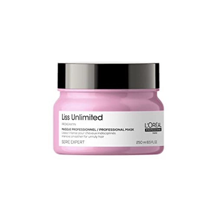 L&#039;Oreal Professionnel Liss Unlimited Mask | For Frizz-Prone Hair | Provides Long-Lasting Frizz and Humidity Protection| With Prokeratin | 8.5 Fl. Oz.