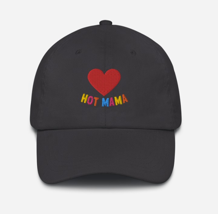 Hot Mama Embroidered Hat