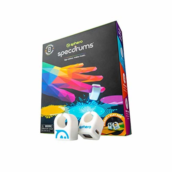 Sphero Specdrums (2 Rings) App-Enabled Musical Rings with Play Pad Included - White (SD01WRW2), Package may vary