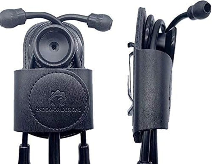 Genuine Leather Stethoscope Holder