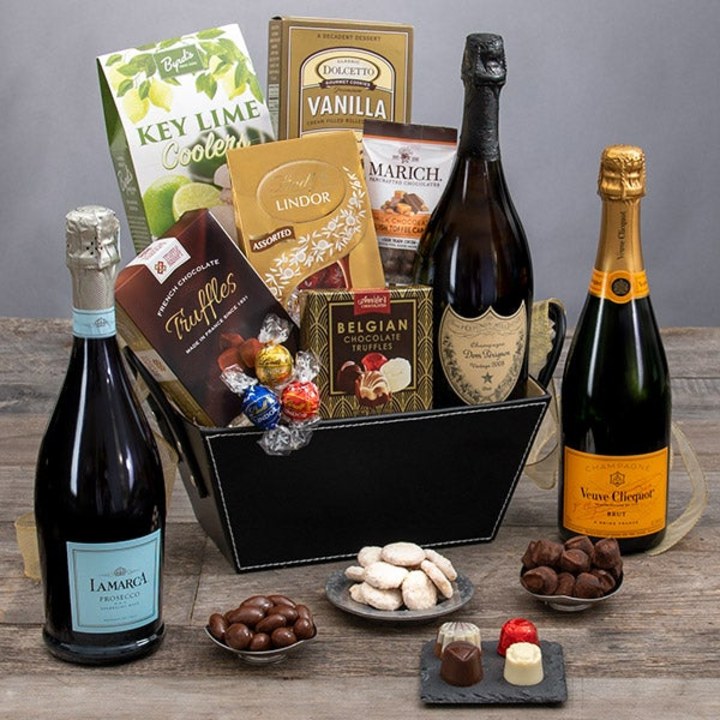 Send Champagne Gift Hampers With Walwater Gifts To Europe