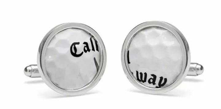 Golf Ball Cufflinks
