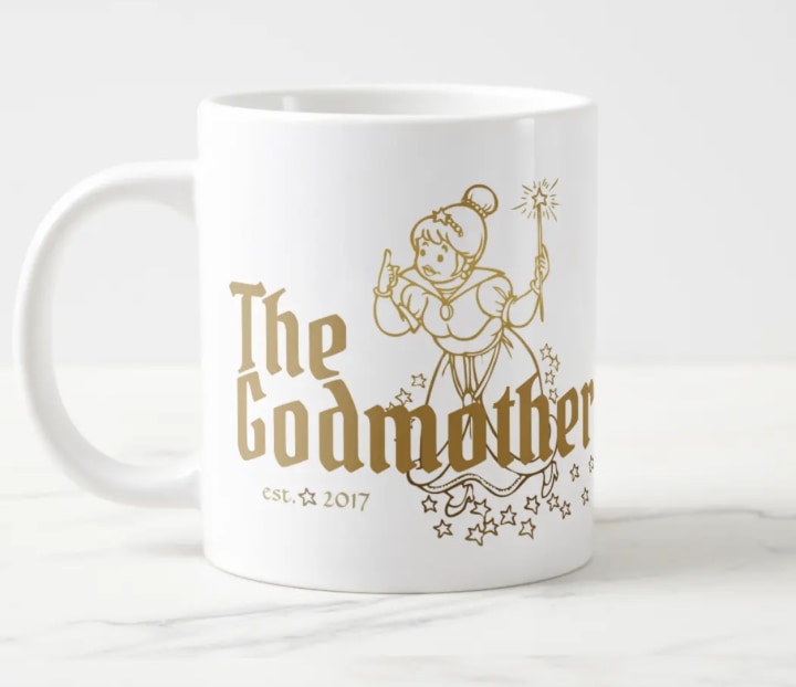 Gold Fairy Customizable Giant Coffee Mug