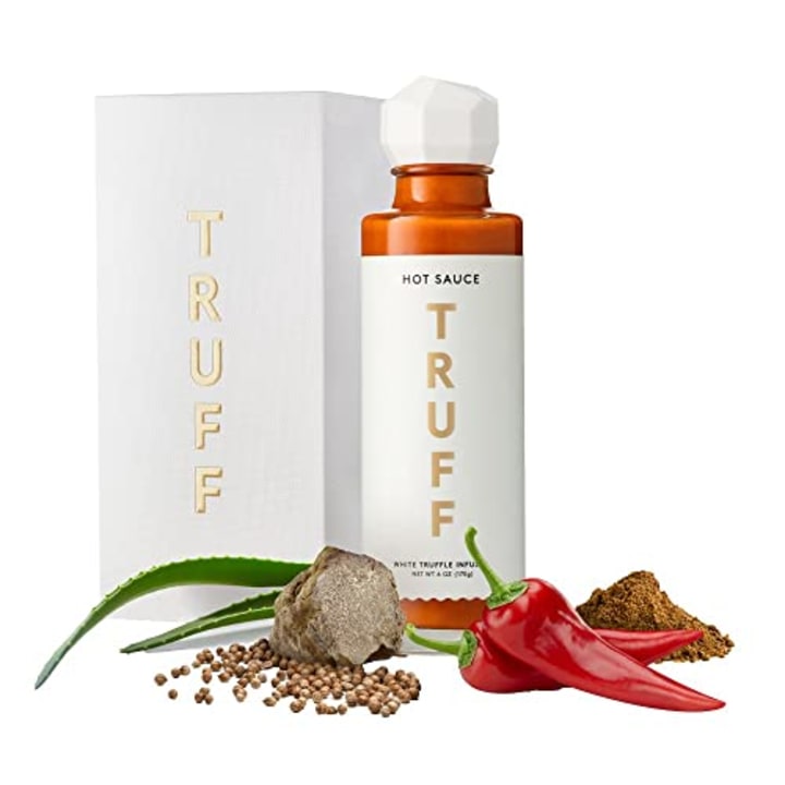 TRUFF White Truffle Hot Sauce, Gourmet Hot Sauce with Ripe Chili Peppers, Agave Nectar, White Truffle Oil and Coriander, a Limited Flavor Experience in a Bottle, 6 oz.