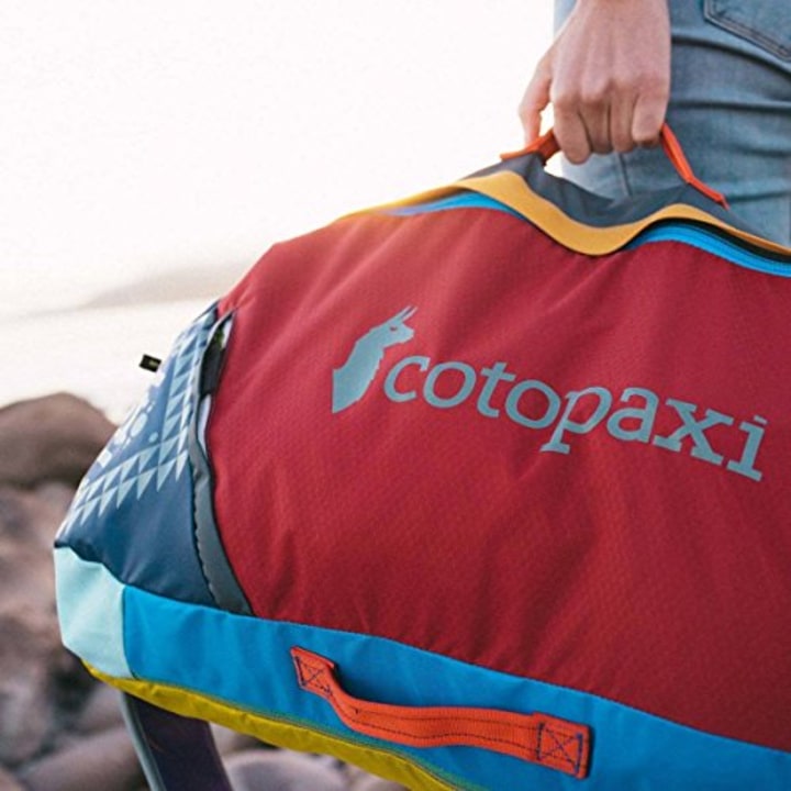 Cotopaxi Uyuni 46L Duffel Bag | Del D?a Colorway (No Two Products Are The Same) - Durable yet Lightweight Travel Duffel with Double Ripstop Nylon