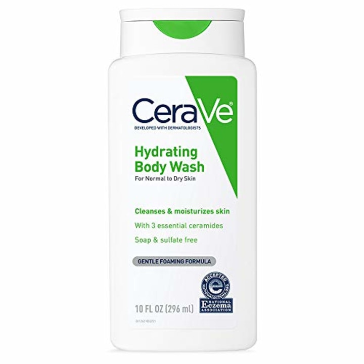 CeraVe Body Wash for Dry Skin | Moisturizing Body Wash with Hyaluronic Acid and Ceramides | Paraben, Sulfate &amp; Fragrance Free | 10 Ounce
