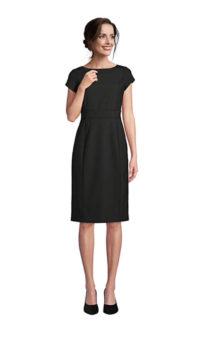 Lands' End Piped Sheath Dress