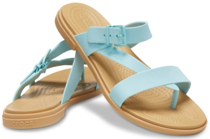 crocs tulum toe post sandal women&#039;s