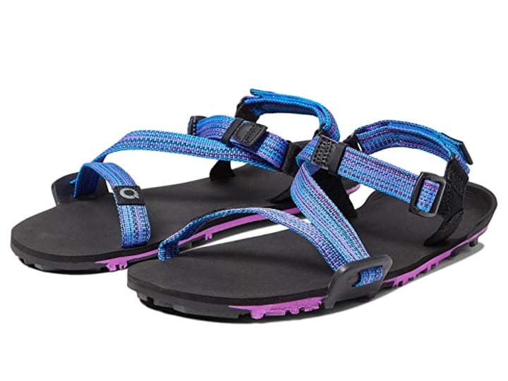 Xero Shoes Z-Trail - Women&#039;s Lightweight Hiking and Running Sandal - Barefoot-Inspired Minimalist Trail Sport Sandals Bright Blue, 6