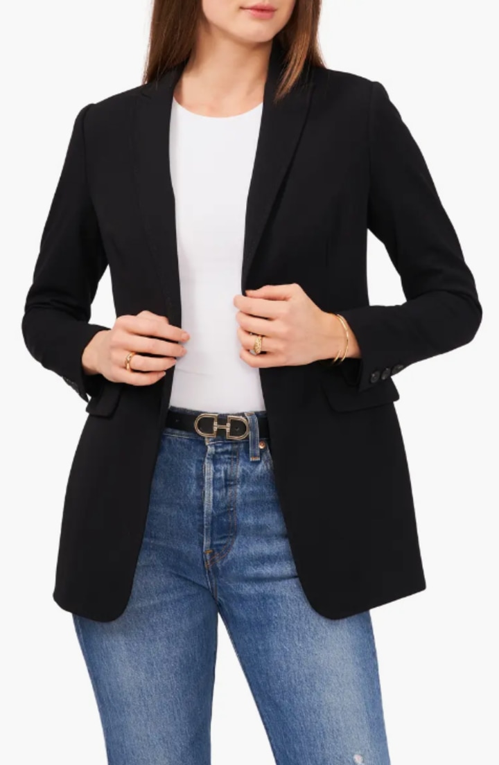 Notch Collar Blazer