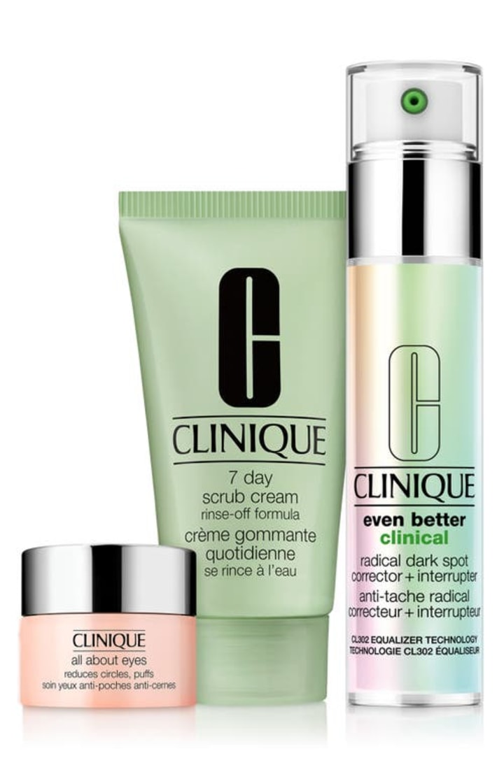 Clinique On The Bright Side: Brightening Skin Care Set (Limited Edition) USD $74 Value at Nordstrom