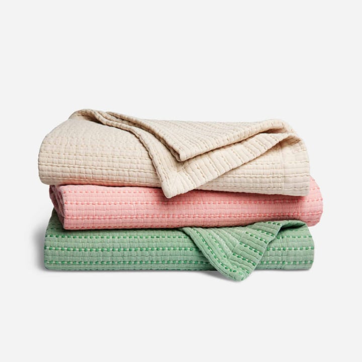 Brooklinen Lightweight Textured Throw Blanket